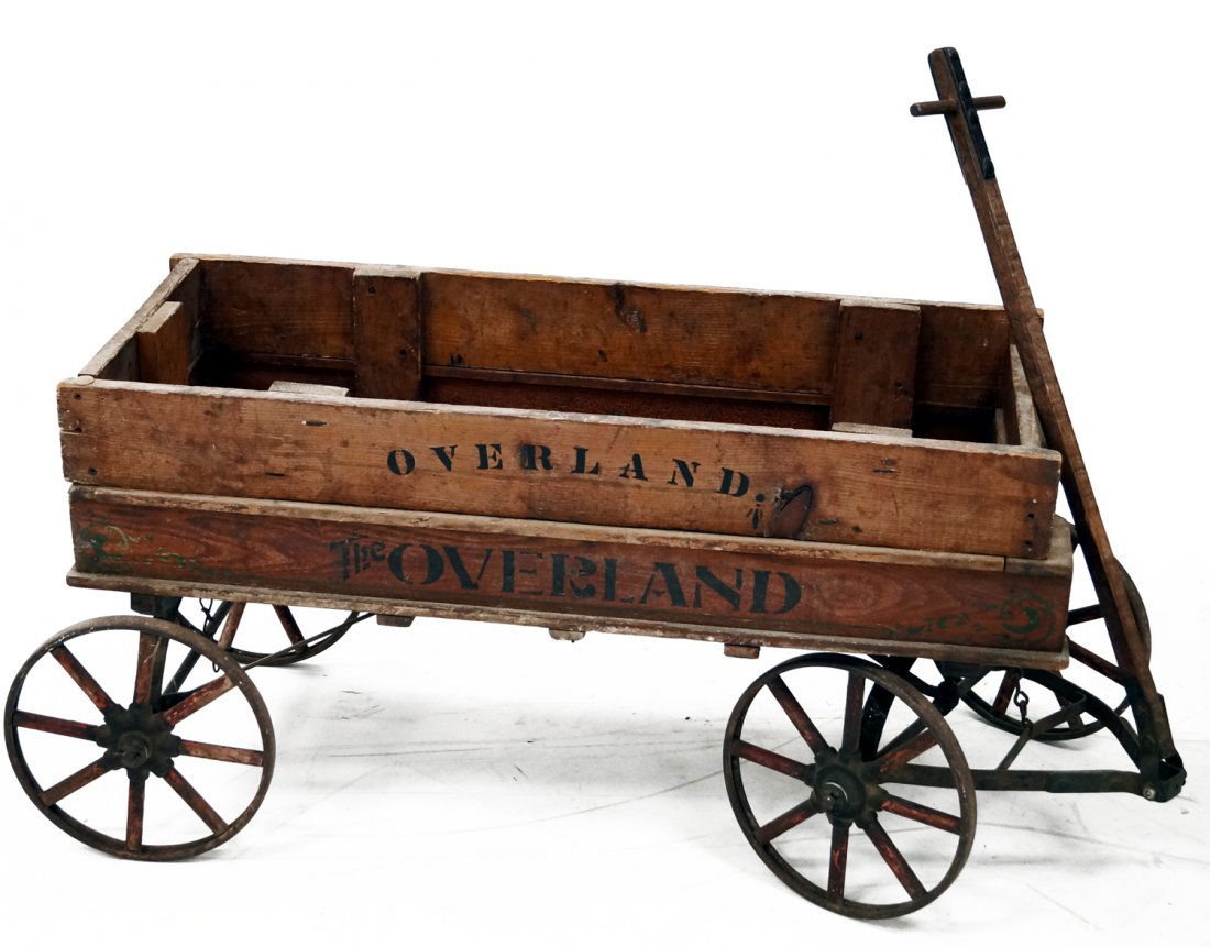 PINE AND IRON WAGON, "THE OVERLAND", BY HUNT, HELM, (1 of 2)