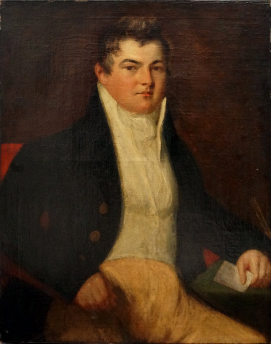 ENGLISH SCHOOL (18/19TH CENTURY) OIL ON CANVAS, (1 of 2)