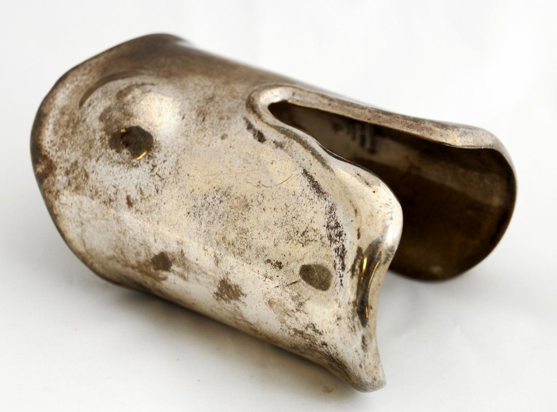 MEXICAN STERLING CUFF BRACELET. LENGTH 3 5/8"; 4.66 OZT (1 of 3)