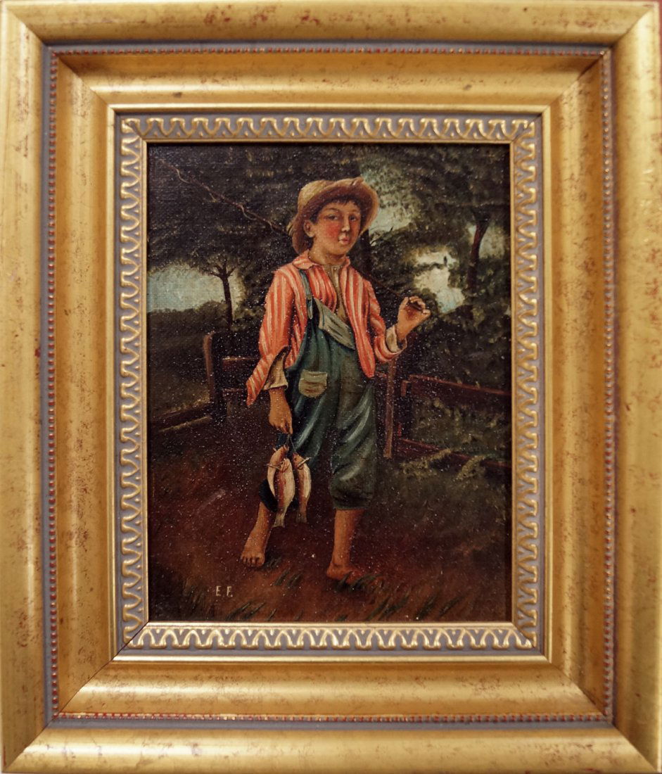 AMERICAN SCHOOL (20TH CENTURY), OIL ON CANVAS, (1 of 2)