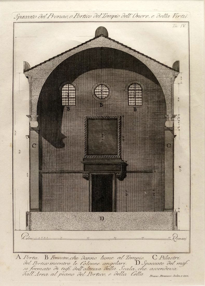 GIOVANNI BATTISTA PIRANESI (ITALIAN 1720-1778), (1 of 2)