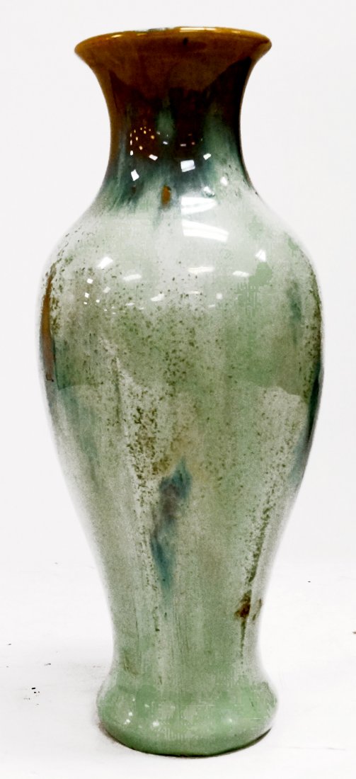 FULPER POTTERY VASE, MARKED. HEIGHT 10 1/2": FULPER POTTERY VASE, MARKED. HEIGHT 10 1/2"