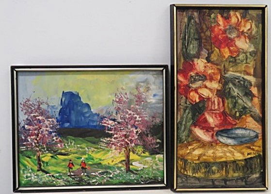 LOT (2) INCLUDING MORRIS KATZ (AMERICAN 1931-2010), OIL (1 of 6)
