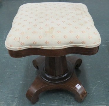 EMPIRE ROSEWOOD ORGAN/PIANO STOOL, 19TH CENTURY (1 of 3)