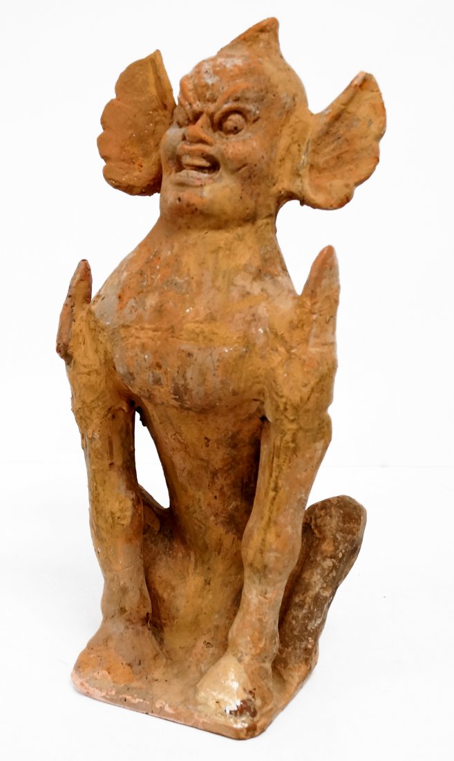 CHINESE TERRA COTTA ANTHROPOMORPHIC EARTH SPIRIT (1 of 1)