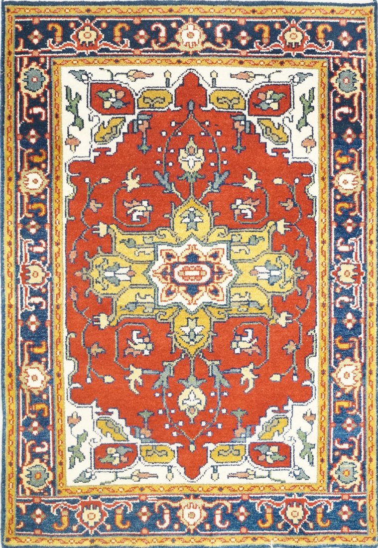 KAZAK STYLE RUG. 72 X 49" (1 of 3)