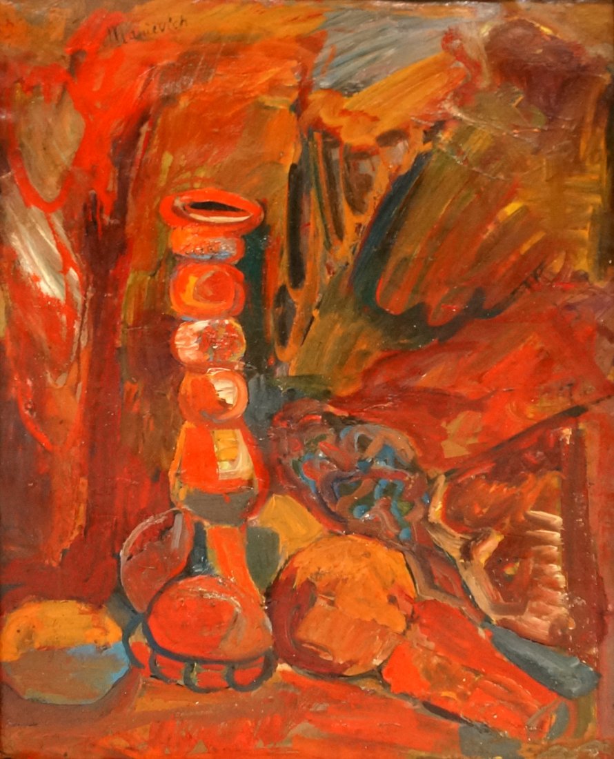 ABRAHAM MANIEVICH (RUSSIAN 1881-1942), OIL ON (1 of 3)