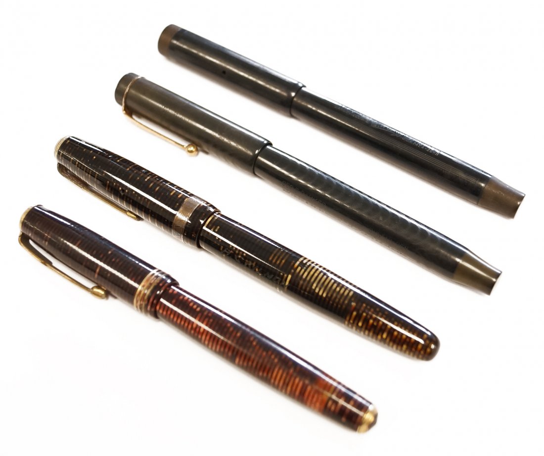 LOT (4) PARKER FOUNTAIN PENS INCLUDING #2 1/2, #24, (1 of 1)