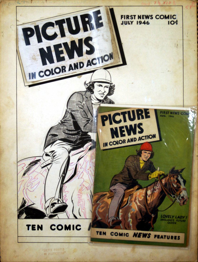 JOHN LAHTI (AMERICAN 1912-), ORIGINAL INK COVER (1 of 3)