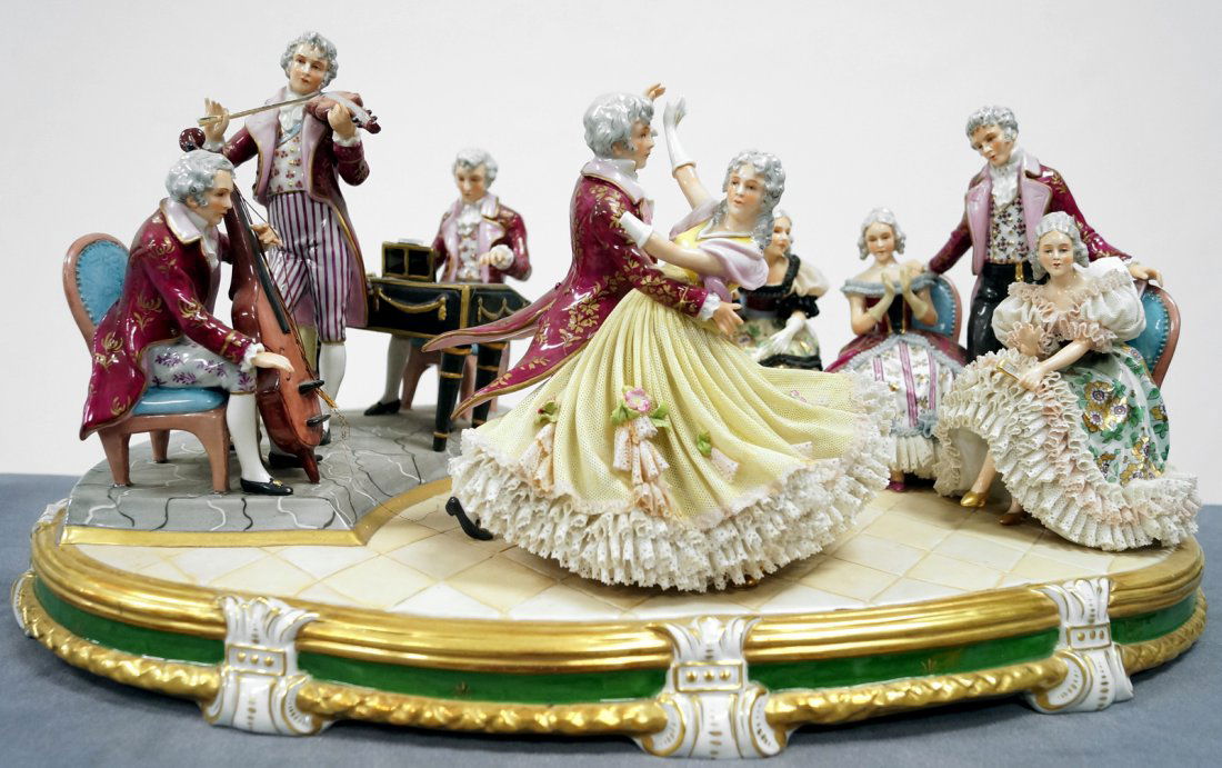 SCHEIB-ALSBACH GERMAN DECORATED PORCELAIN FIGURAL (1 of 1)