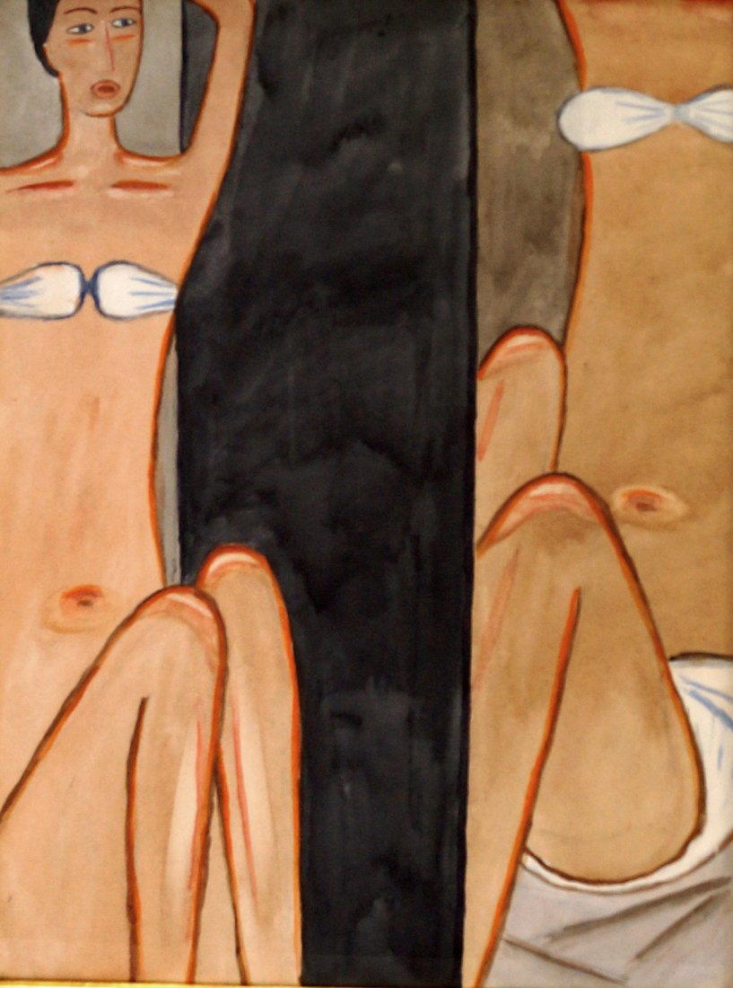 POLISH SCHOOL (20TH CENTURY), WATERCOLOR ON PAPER, (1 of 2)