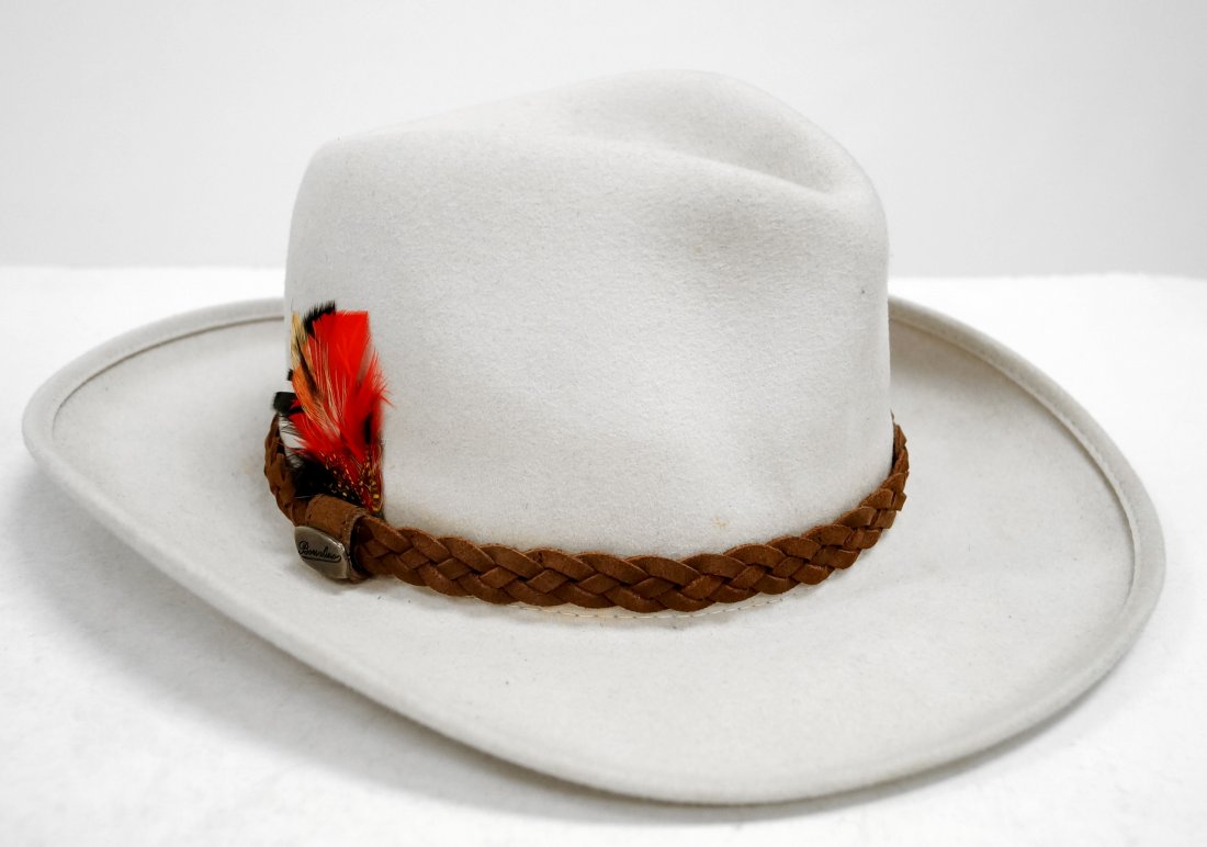 BORSALINO/ITALY WESTERN COWBOY HAT: BORSALINO/ITALY WESTERN COWBOY HAT