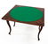 FRENCH STYLE CARVED MAHOGANY FLIP-TOP GAME TABLE - 2