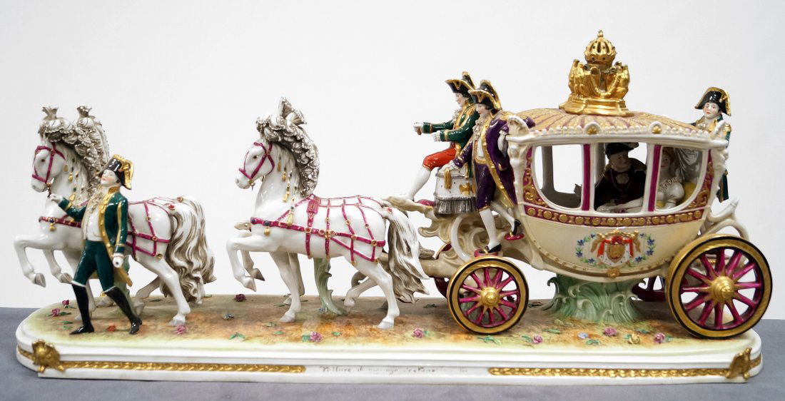 SCHEIB-ALSBACH GERMAN DECORATED PORCELAIN FIGURAL (1 of 5)