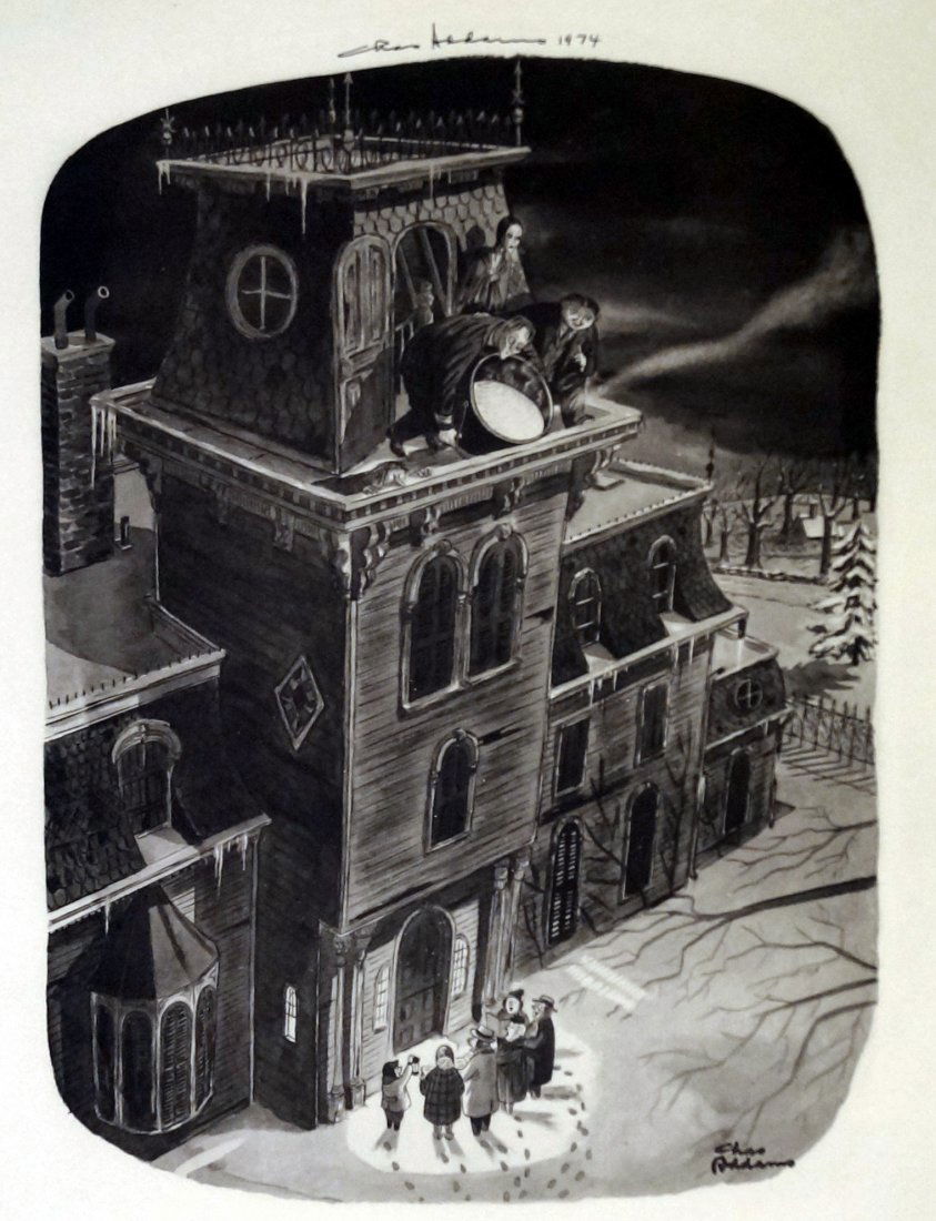 CHARLES SAMUEL ADDAMS (AMERICAN 1912-1988), LITHOGRAPH, (1 of 2)