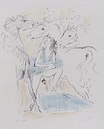 MARCEL VERTES (FRENCH 1895-1961), LITHOGRAPH, "ONE (1 of 5)