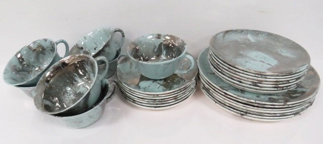 SASCHA BRASTOFF (AMERICAN 1918-1993), SET (7) DESSERT, (1 of 3)