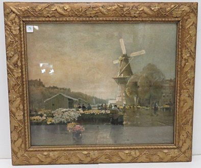 HANS HERMANN (GERMAN 1858-1942), LITHOGRAPH, DUTCH (1 of 4)