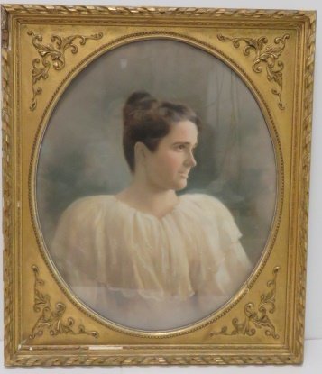 AMERICAN SCHOOL (19TH CENTURY), PASTEL ON PAPER LAID ON (1 of 3)