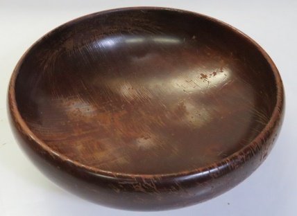 TIFFANY & CO MAKERS STERLING MOUNTED MAHOGANY SALAD (1 of 3)