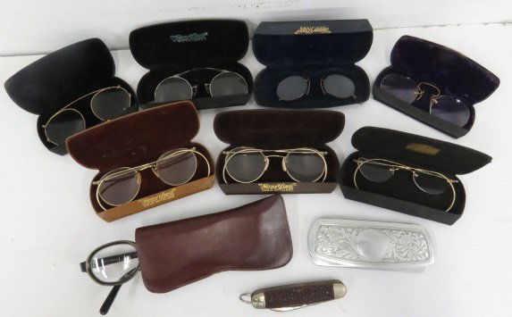 LOT INCLUDING VINTAGE EYEGLASSES INCLUDING 10-14K AND (1 of 1)
