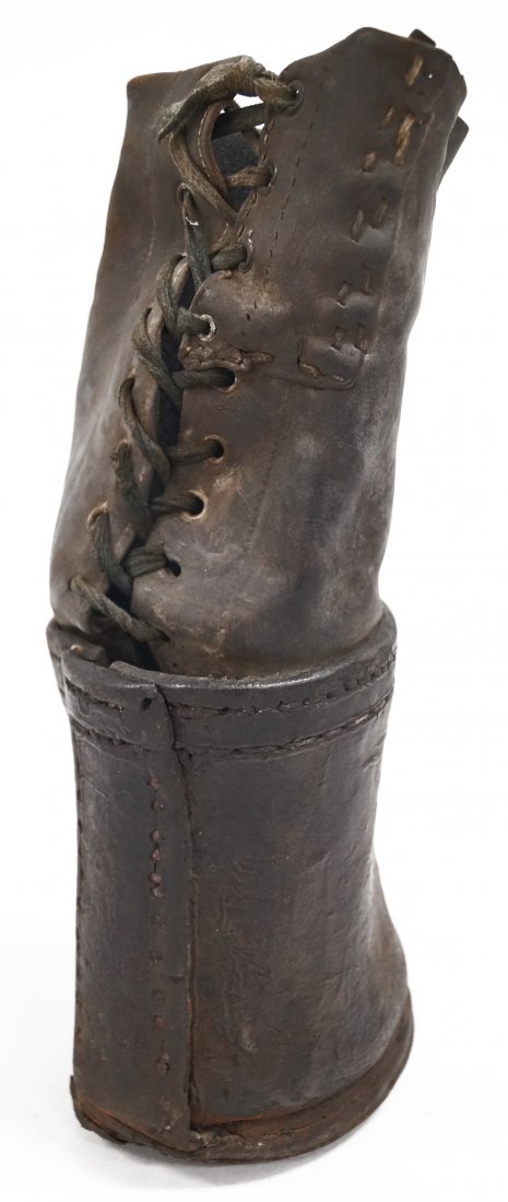 CIVIL WAR ERA LEATHER PROSTHETIC STUMP BOOT/SHOE, 19TH (1 of 3)