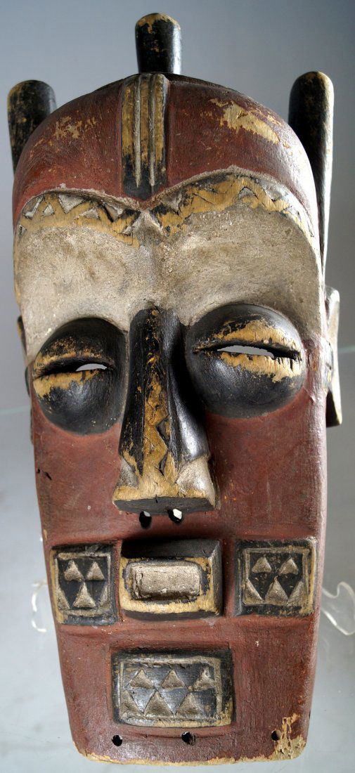 CLASSIC BIOMBO, CONGO, RITUAL CARVED AND DECORATED (1 of 1)