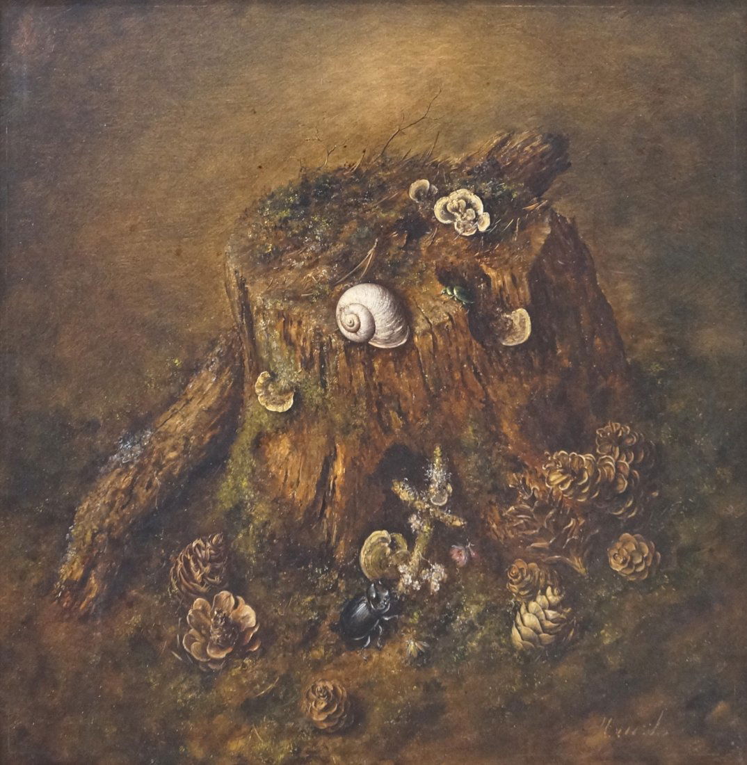 HENDRIK JAN HANS WIJK (DUTCH 1901-1990) OIL ON BOARD (1 of 2)