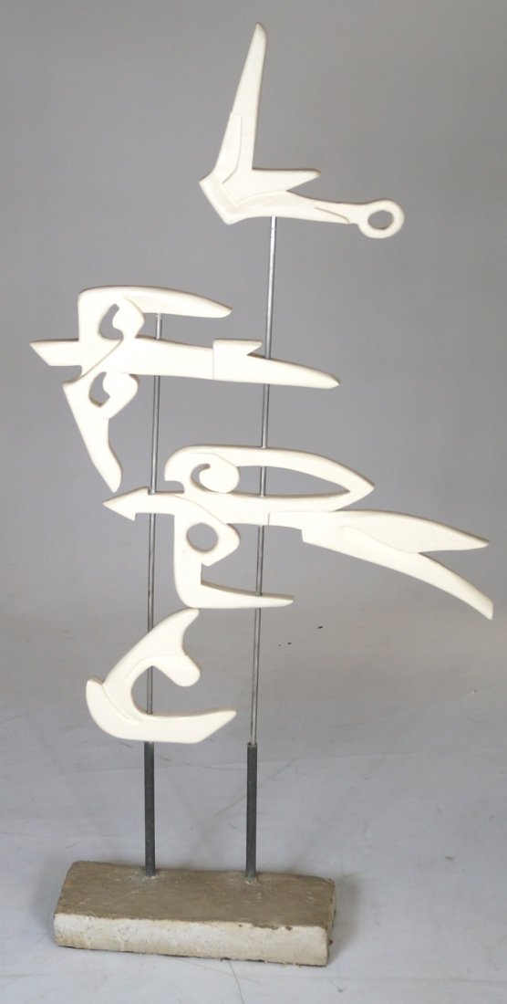 AMERICAN SCHOOL (20TH CENTURY) PAINTED WOOD/METAL (1 of 1)