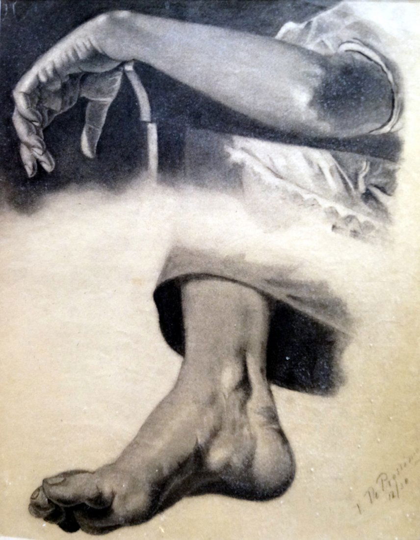 FRENCH SCHOOL (16/17TH CENTURY), CHARCOAL STUDY, SIGNED (1 of 2)