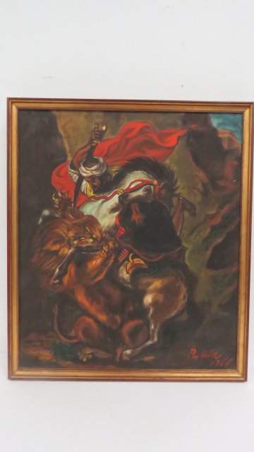 MIDDLE EASTERN SCHOOL (20TH CENTURY), OIL ON CANVAS, (1 of 3)