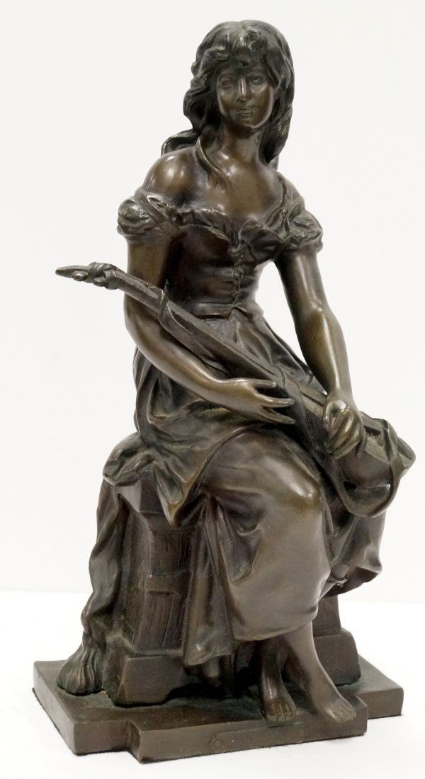 AFTER HIPPOLYTE MOREAU (FRENCH 1832-1927) BRONZE, (1 of 2)