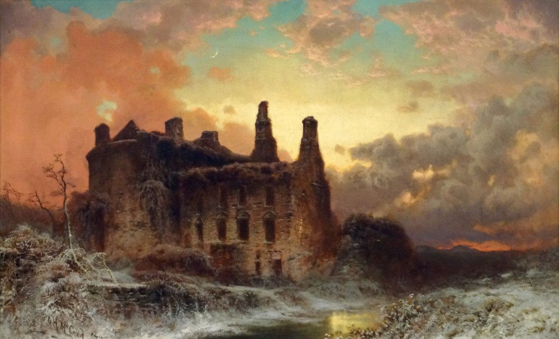 GEORGE HERBERT MCCORD (AMERICAN 1848-1909), OIL ON (1 of 3)