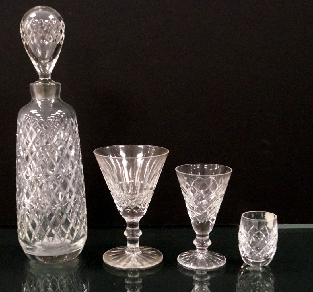 LOT (19) ASSORTED WATERFORD STEMWARE, SIGNED AND (1 of 2)