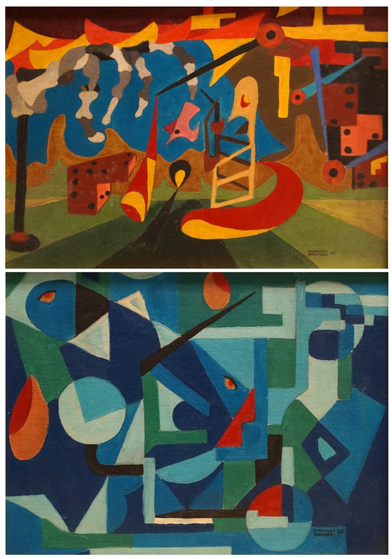 CHARLES SEIDMAN (AMERICAN NY 1942-), LOT (2) OIL ON (1 of 1)