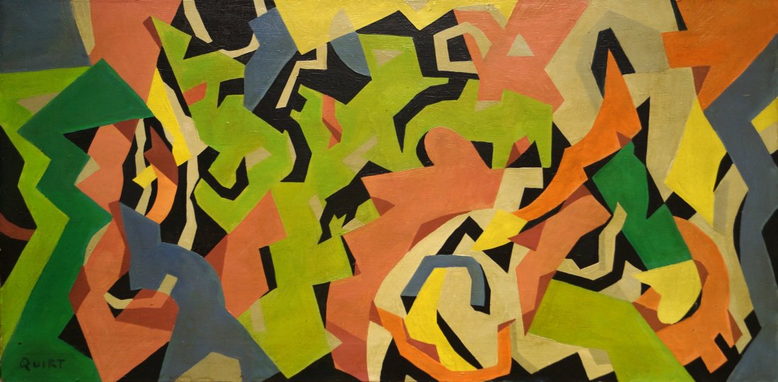 WALTER QUIRT (AMERICAN 1902-1968) OIL ON CANVAS, (1 of 3)
