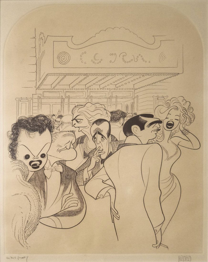 AL HIRSCHFELD (AMERICAN 1903-2003), ETCHING, JUDY (1 of 1)