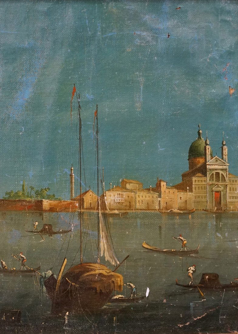 ITALIAN SCHOOL (19/20TH CENTURY), OIL ON CANVAS LAID ON (1 of 2)