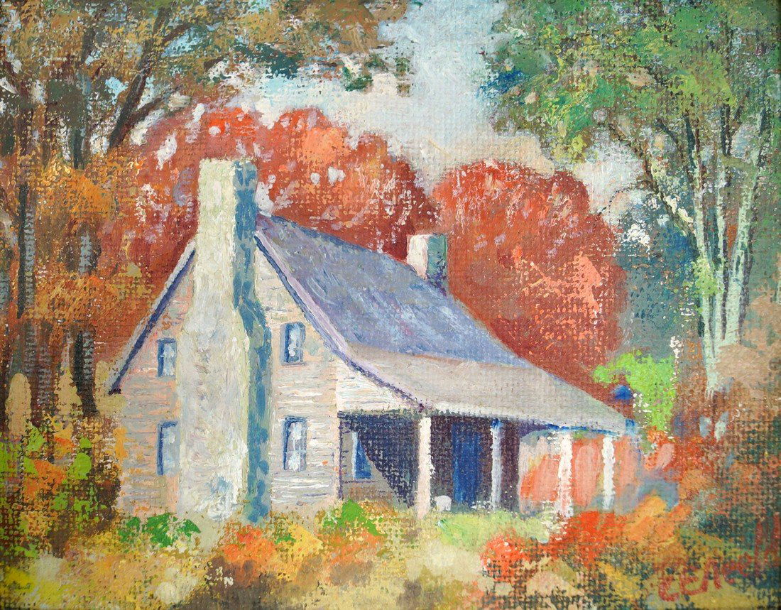 CLARENCE ELLSWORTH NEELD (AMERICAN 1895-1968), OIL ON (1 of 2)