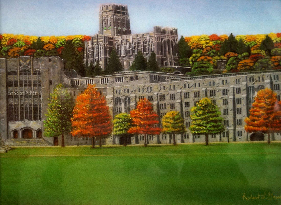 ROBERT C. GORDON (AMERICAN 20TH CENTURY), PASTEL ON (1 of 2)