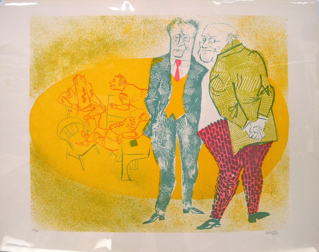 WILLIAM GROPPER (AMERICAN 1897-1977), COLORED (1 of 2)