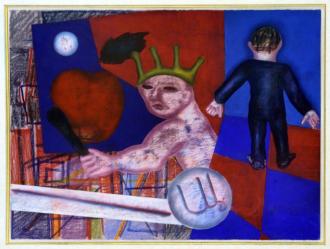 HENRY ELINSON (RUSSIAN 1935-2010), PASTEL ON PAPER, (1 of 1)