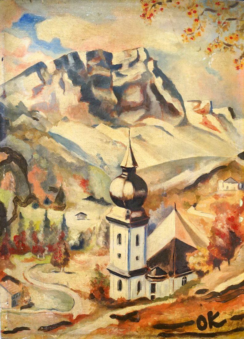 EUROPEAN SCHOOL (20TH CENTURY), OIL ON CANVAS BOARD, (1 of 1)