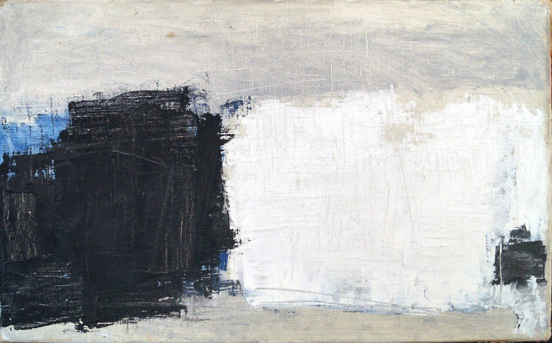 AMERICAN SCHOOL (20TH CENTURY), OIL ON CANVAS, UNTITLED (1 of 2)