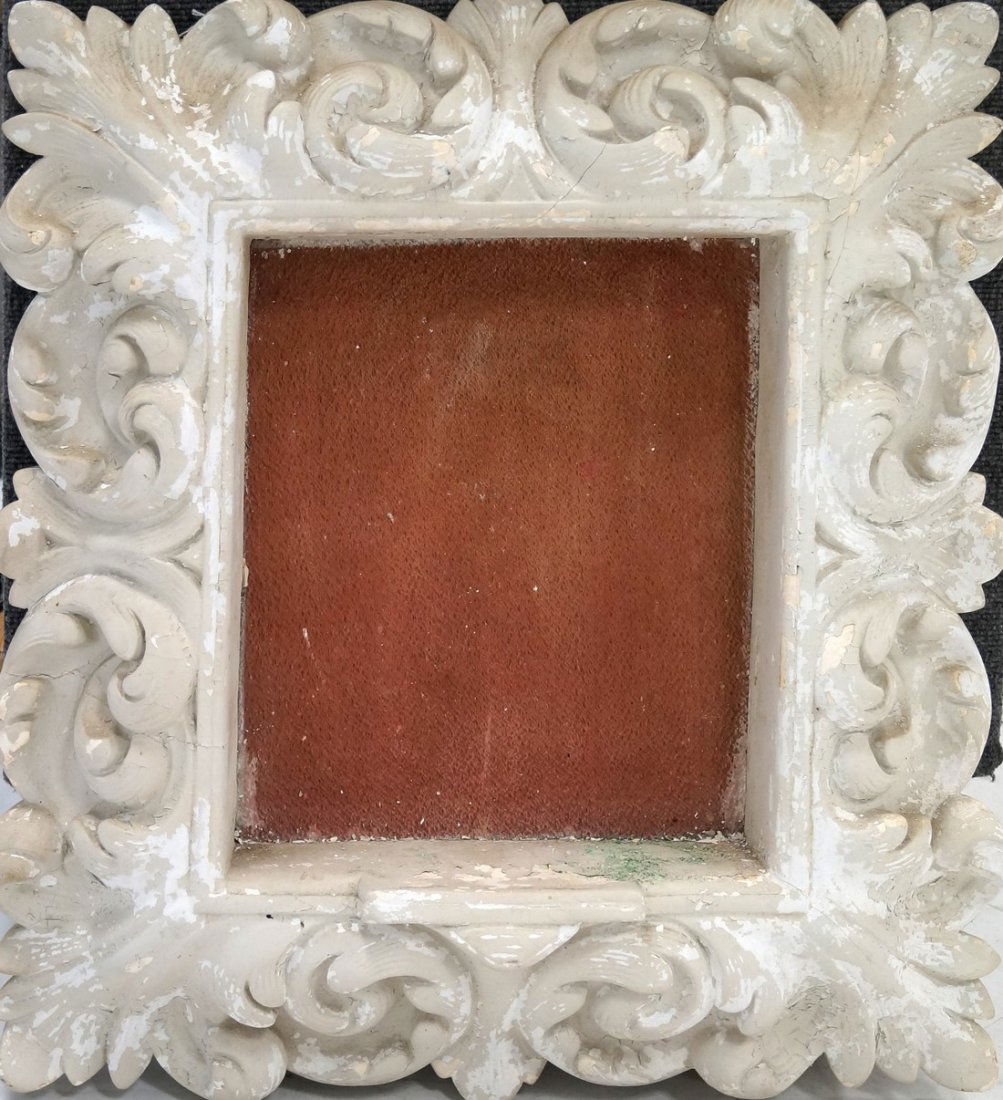 BAROQUE STYLE PLASTER HANGING WALL NICHE'. 23 X 25" (1 of 1)