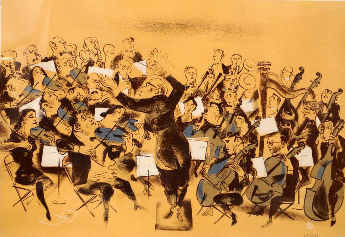 WILLIAM GROPPER (AMERICAN 1897-1977), LITHOGRAPH, (1 of 2)