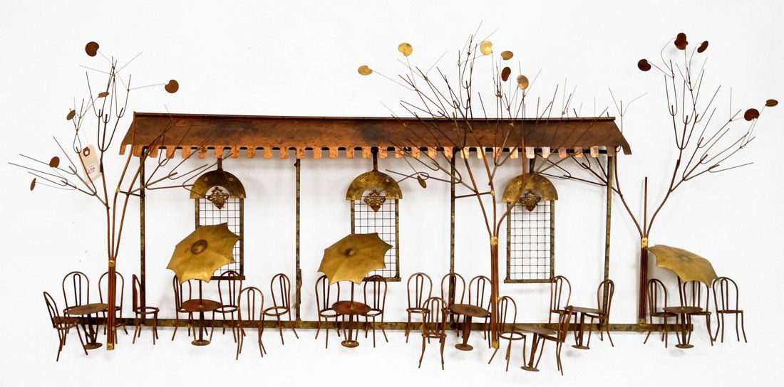 CURTIS JERE (AMERICAN 20TH CENTURY), METAL WALL (1 of 2)