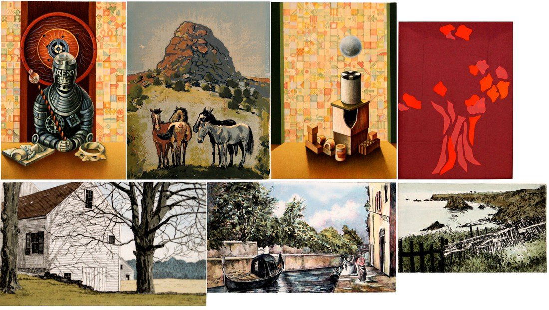 LOT (7) LITHOGRAPHS AND ETCHINGS INCLUDING (2) RAFFI (1 of 1)