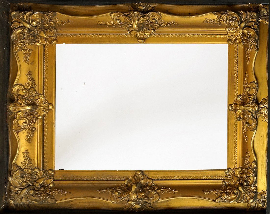 ANTIQUE GILT SHADOW BOX FRAME. 16 X 20"; OVERALL 26 X (1 of 1)