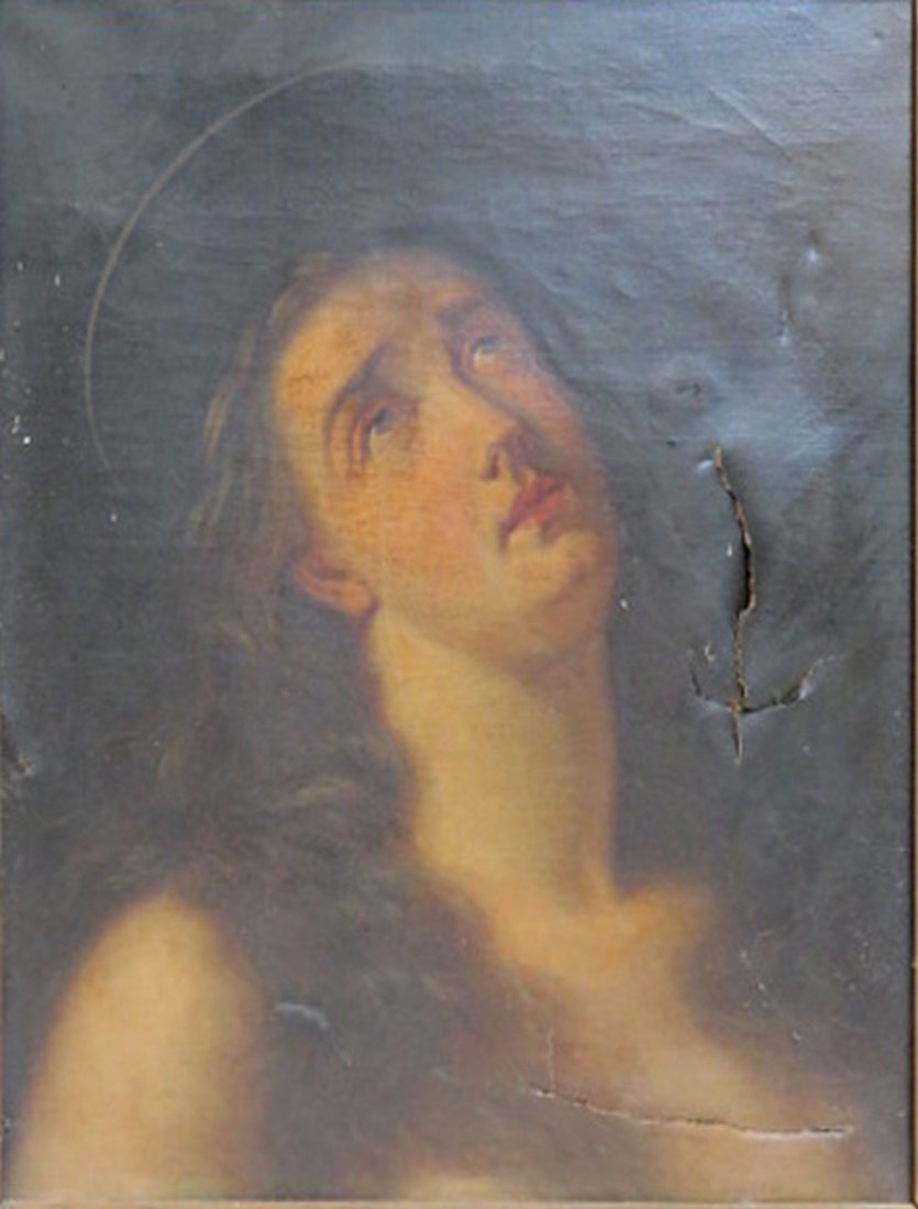 AFTER DANIELE CRESPI, OIL ON CANVAS, PORTRAIT OF A (1 of 6)